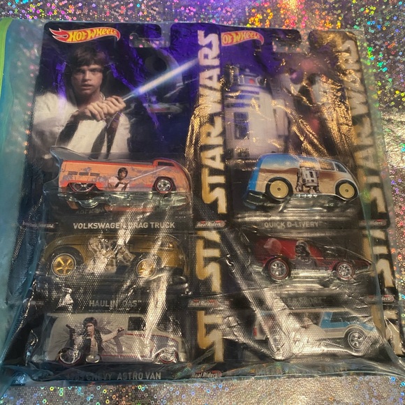 STAR WARS HOTWHEELS REAL RIDERS ULTRA MINT SEALED COMPLETE SET !! - Picture 12 of 12